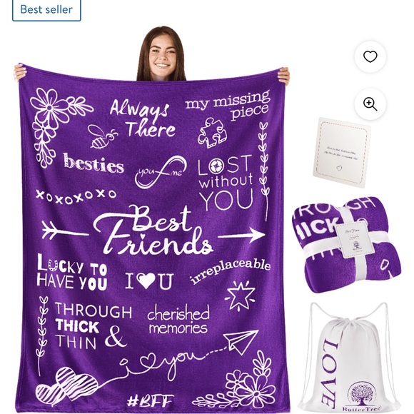 Best friends fleece blanket - Picture 3 of 9